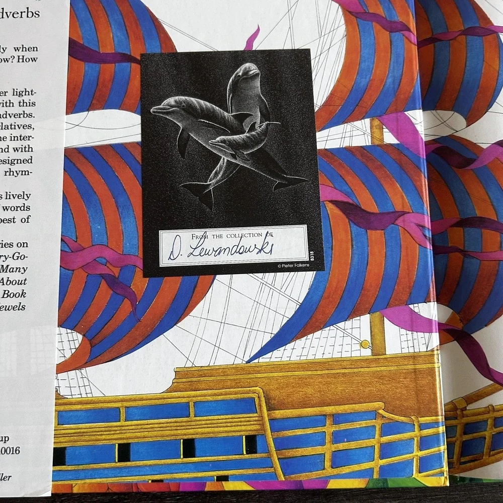 Up Up and‎ Away Ruth Heller Book About Adverbs Hardcover Kids Learning Grammar